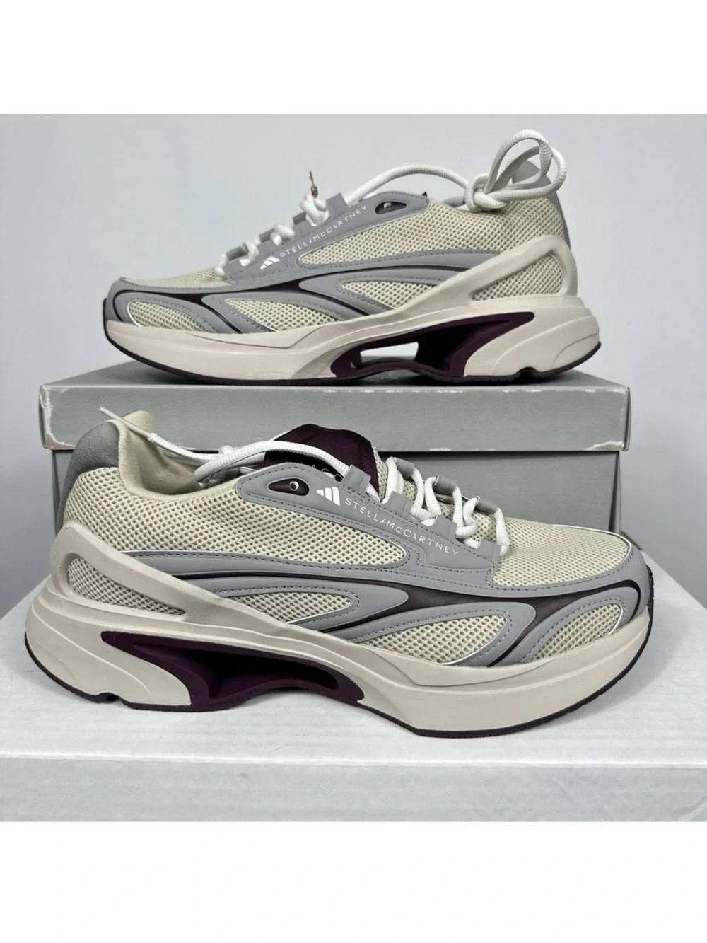 Adidas Stella McCartney Sports Wear 2000 Athletic Unisex Mens 8/ Womens 9 Grey